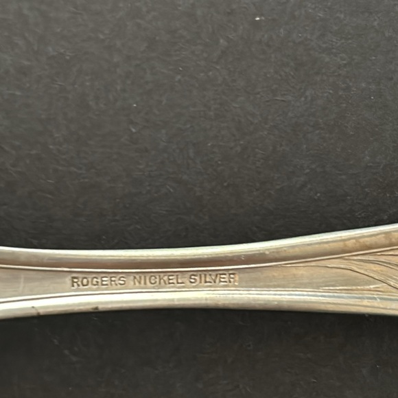 Vintage (1830’s) Large Serving Spoon - Picture 3 of 7